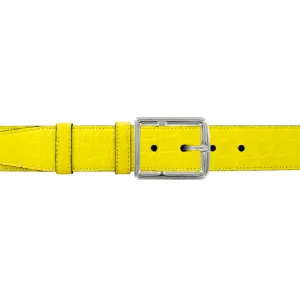 1 1/2" Canary Seasonal Belt with Crawford Casual Buckle in Polished Nickel