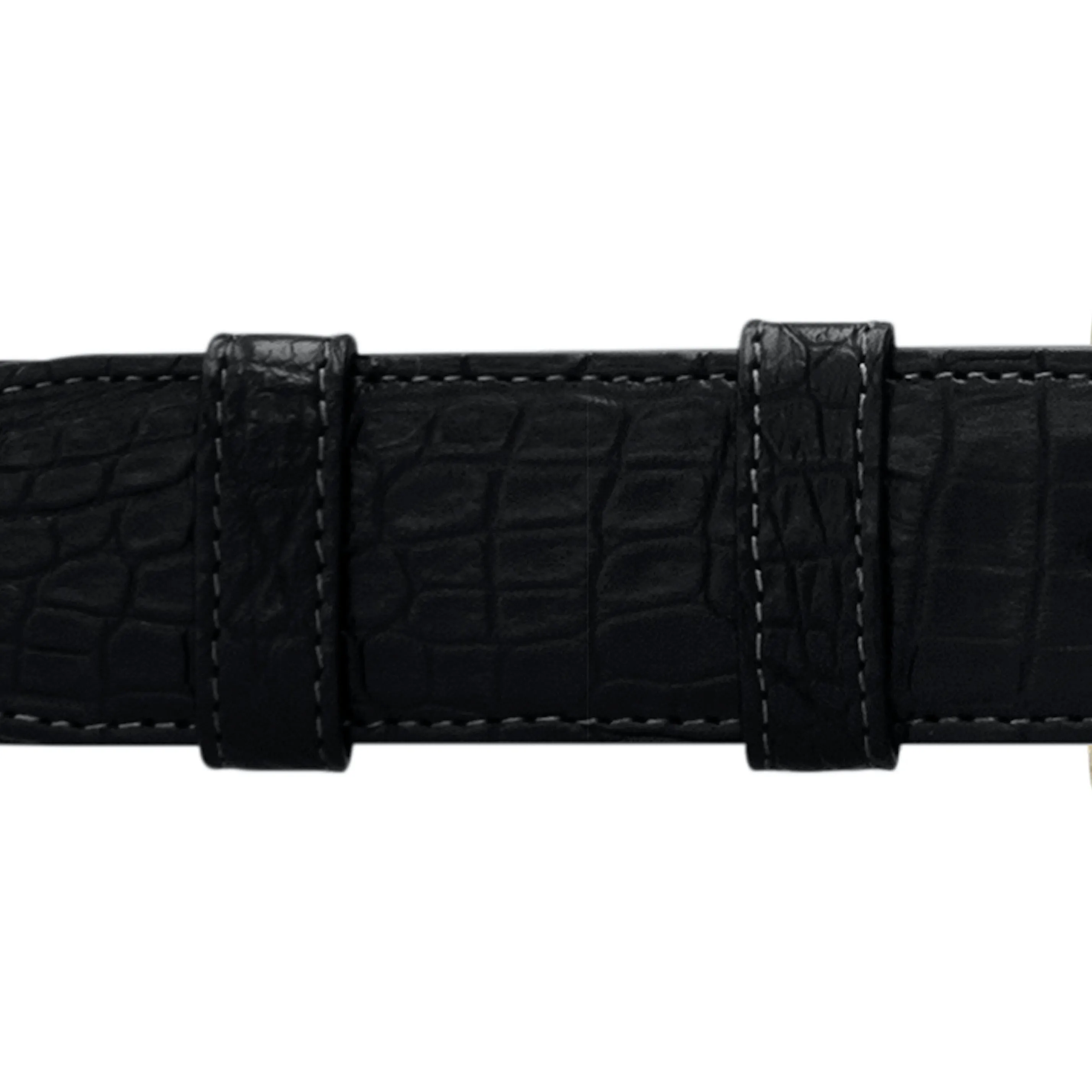 1 1/2" Raven Classic Belt with Denver Casual Buckle in Matt Nickel