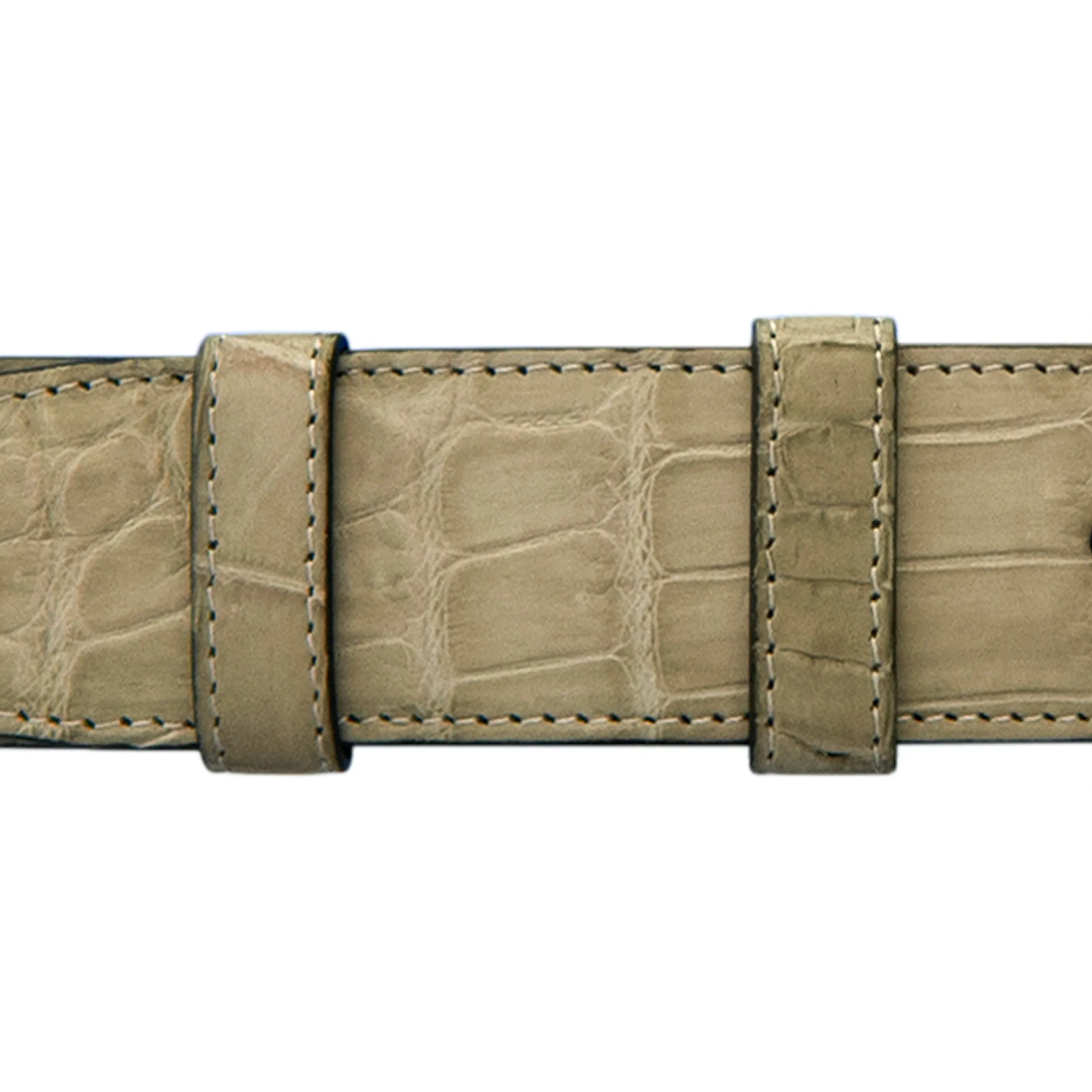 1 1/4" Sand Classic Belt with Austin Casual Buckle in Brass