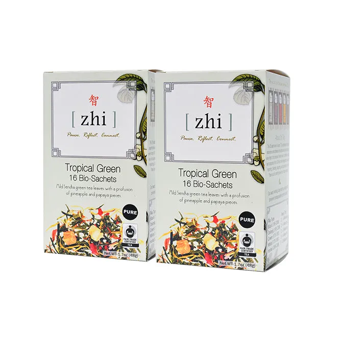 16ct Bio-Sachet Box - Tropical Green