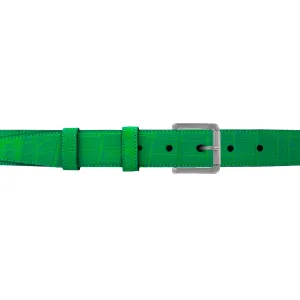 1" Fern Seasonal Belt with Austin Casual Buckle in Matt Nickel