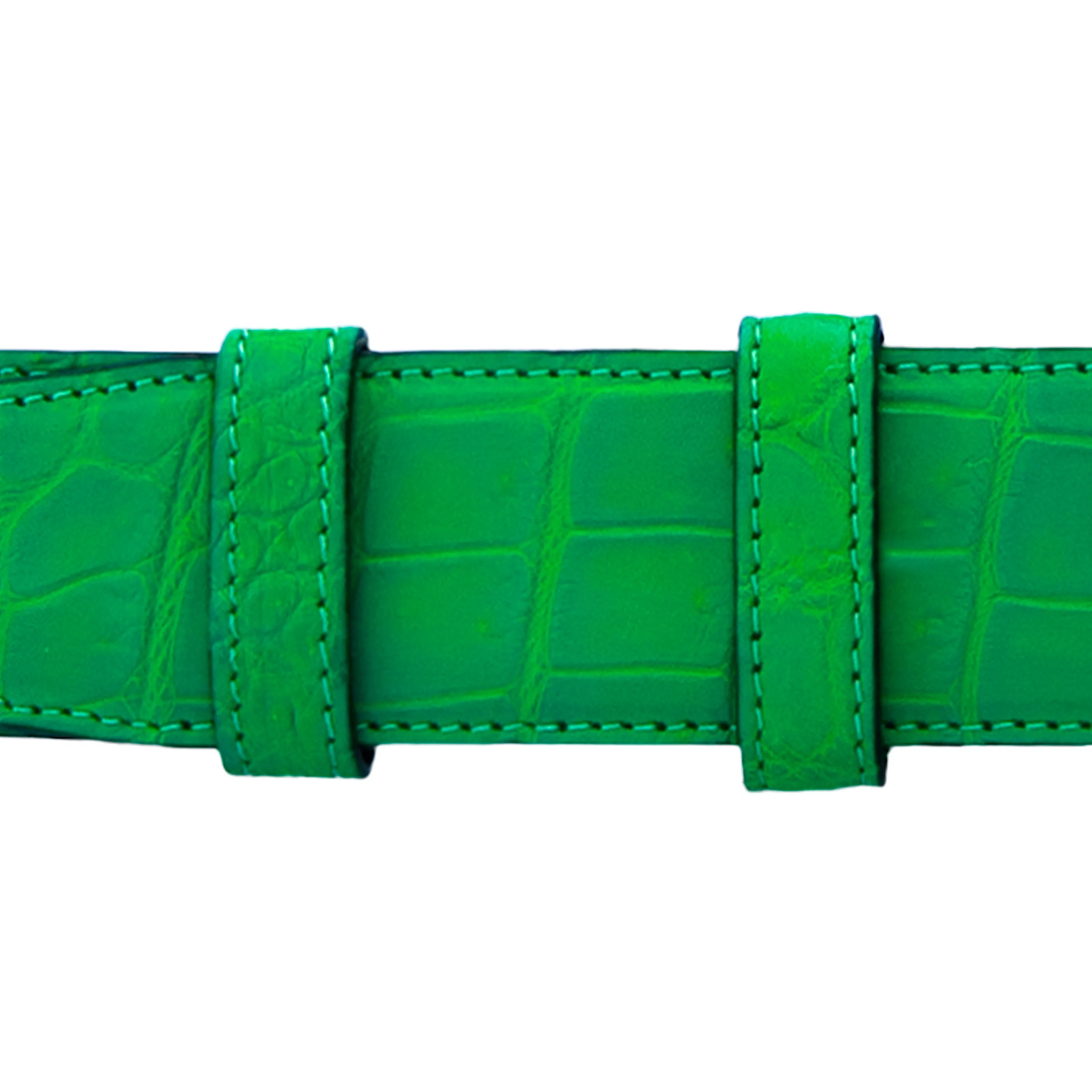 1" Fern Seasonal Belt with Austin Casual Buckle in Matt Nickel