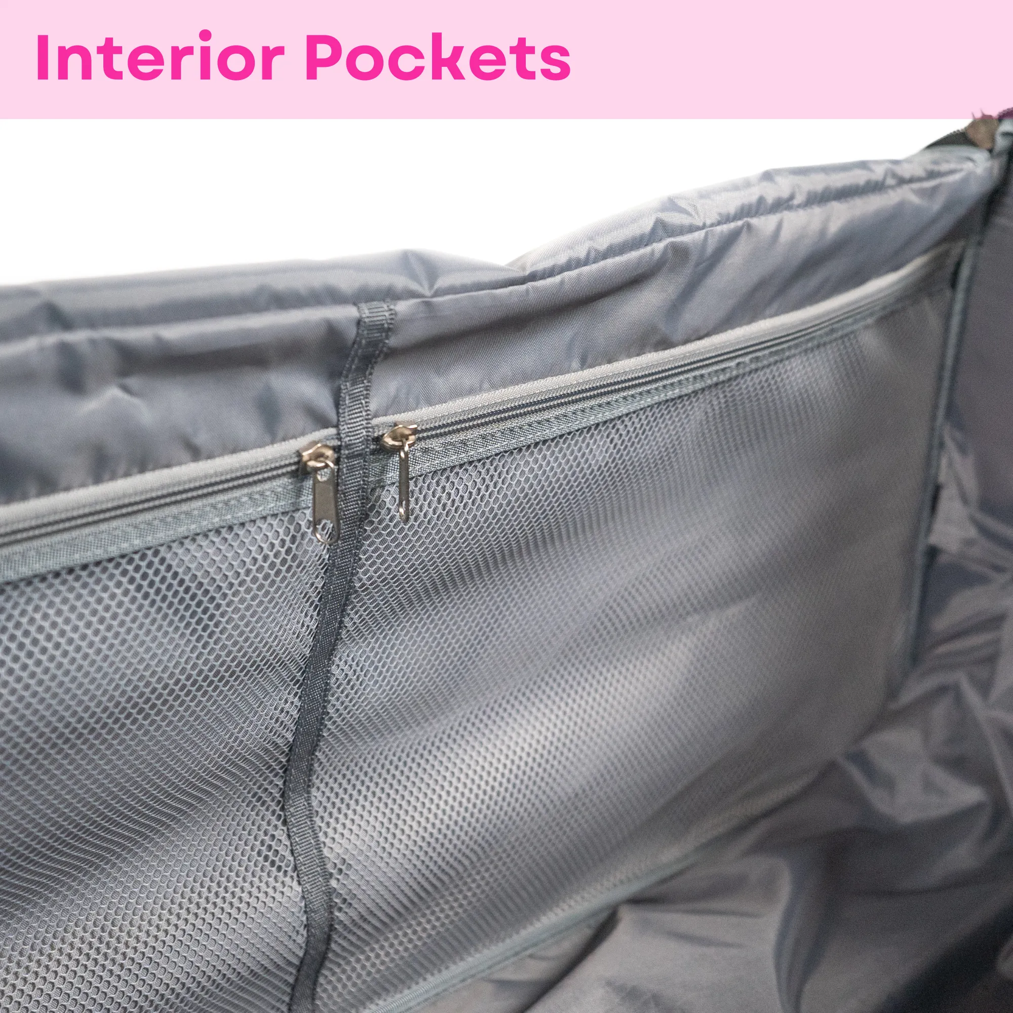 28in Wheeled Duffel with Garment Rack - Pink