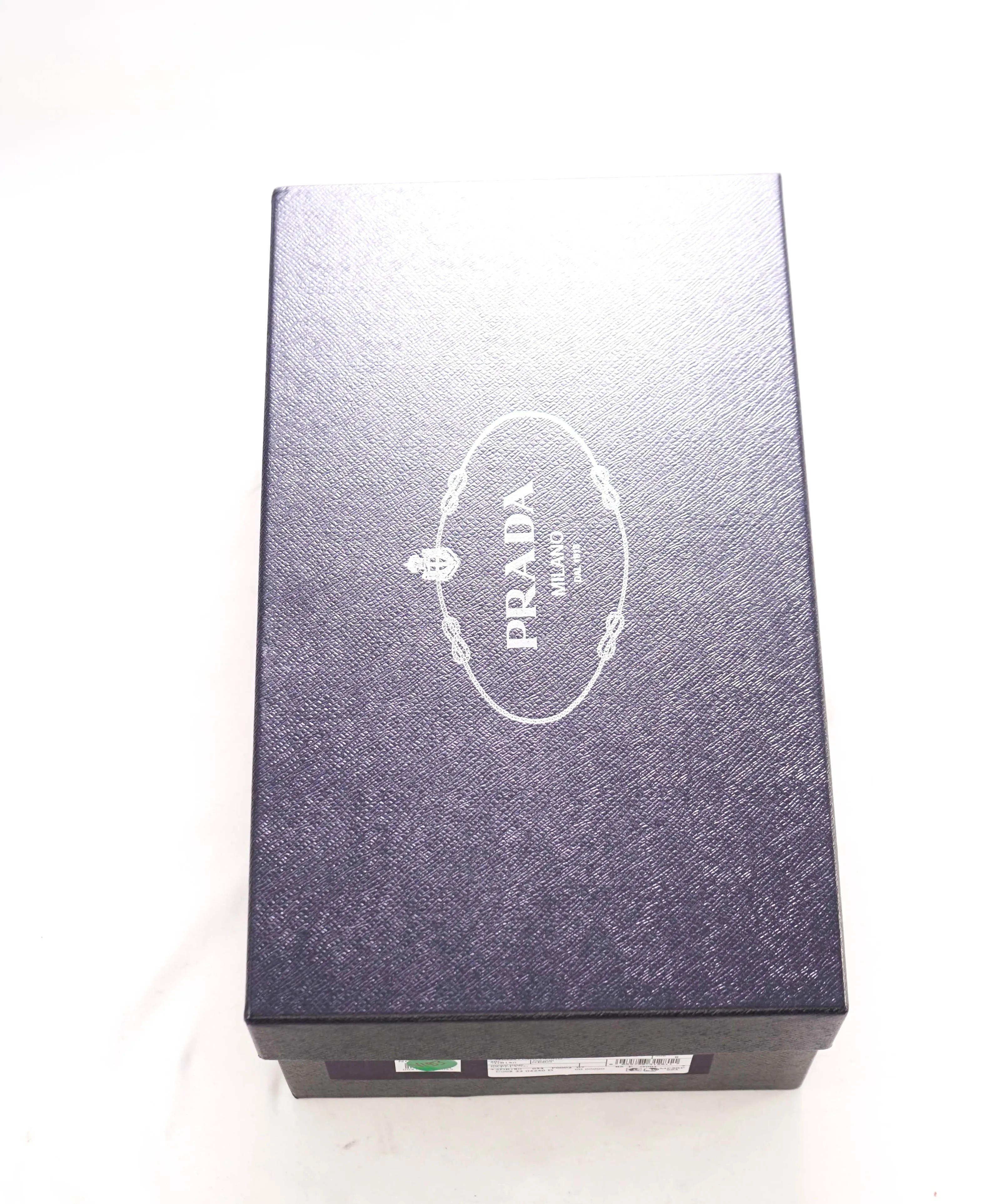 $950 PRADA - Black Patent Leather LOGO Loafers - 10.5 US (9.5 Prada)