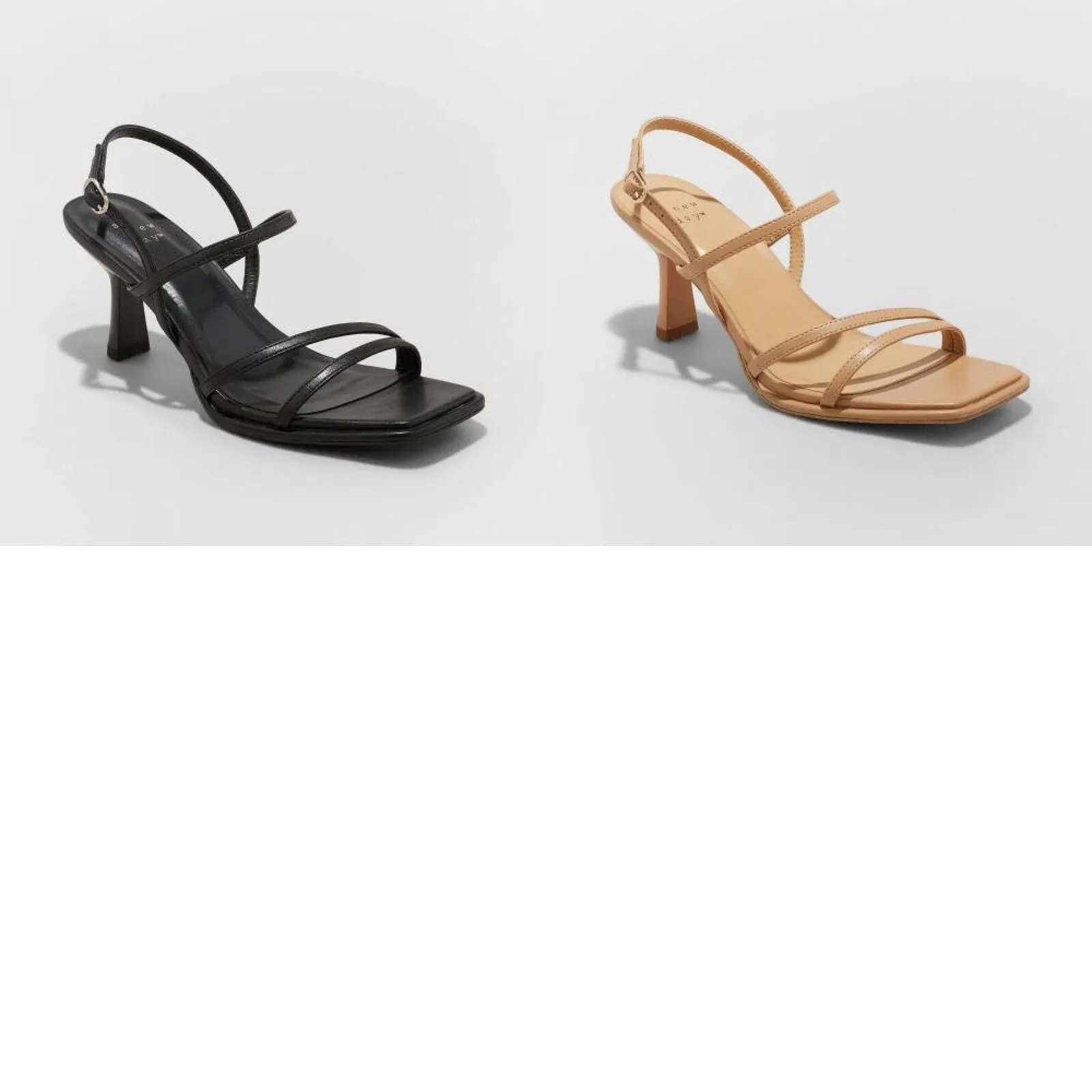 A New Day Women's Dottie Strappy Heels 87931634
