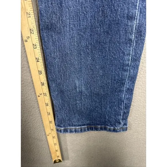 Abercrombie &amp; Fitch Jeans Sz‎ 28x31 90's Straight Ultra High Rise Mom Dark Denim