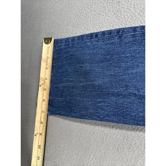 Abercrombie &amp; Fitch Jeans Sz‎ 28x31 90's Straight Ultra High Rise Mom Dark Denim