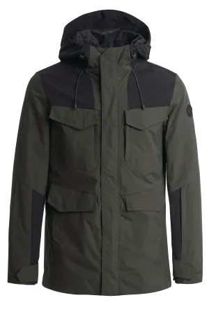 Abrigo Estilo Parka Slim Con Relleno