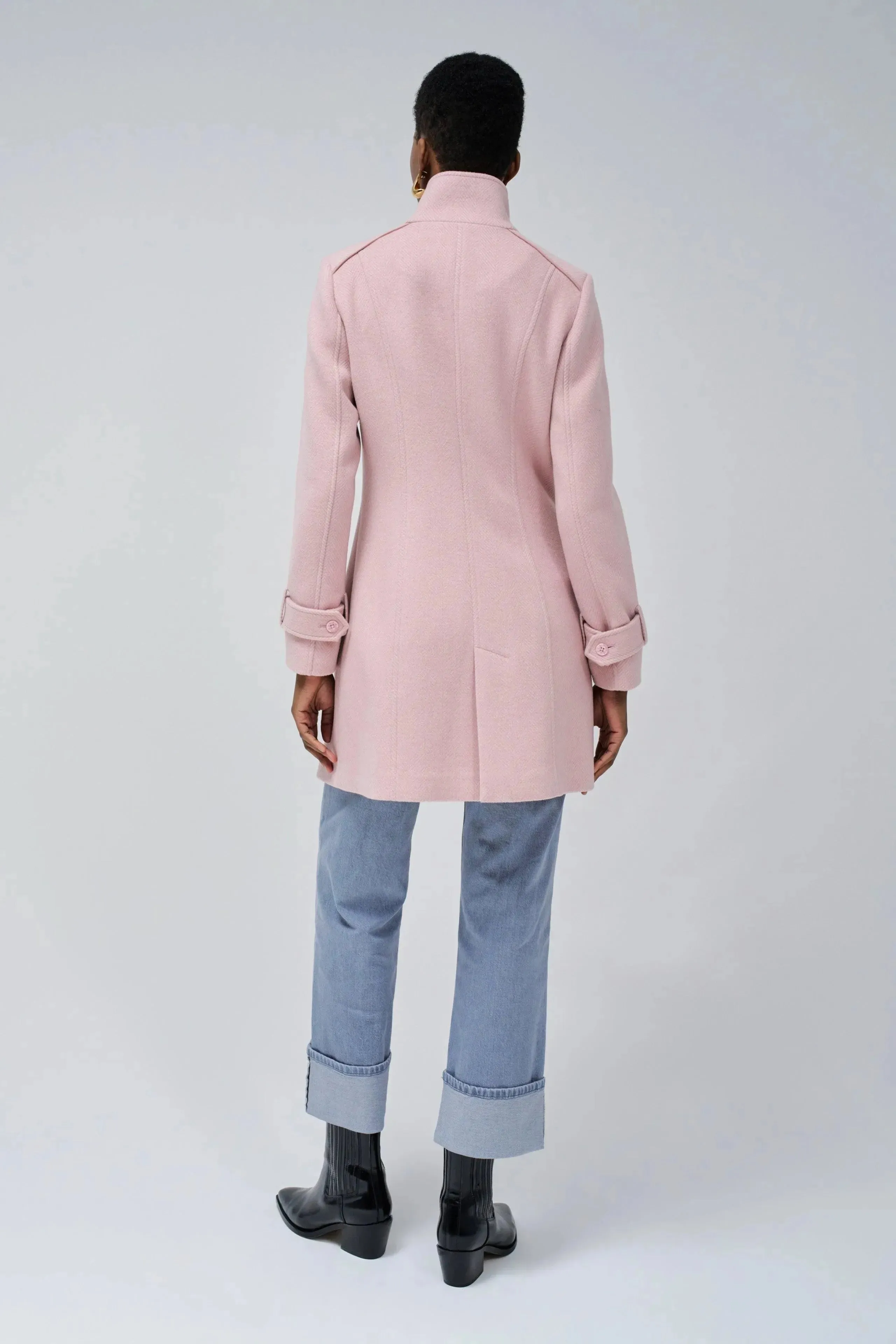 Abrigo SALSA Paño Grace Rosa