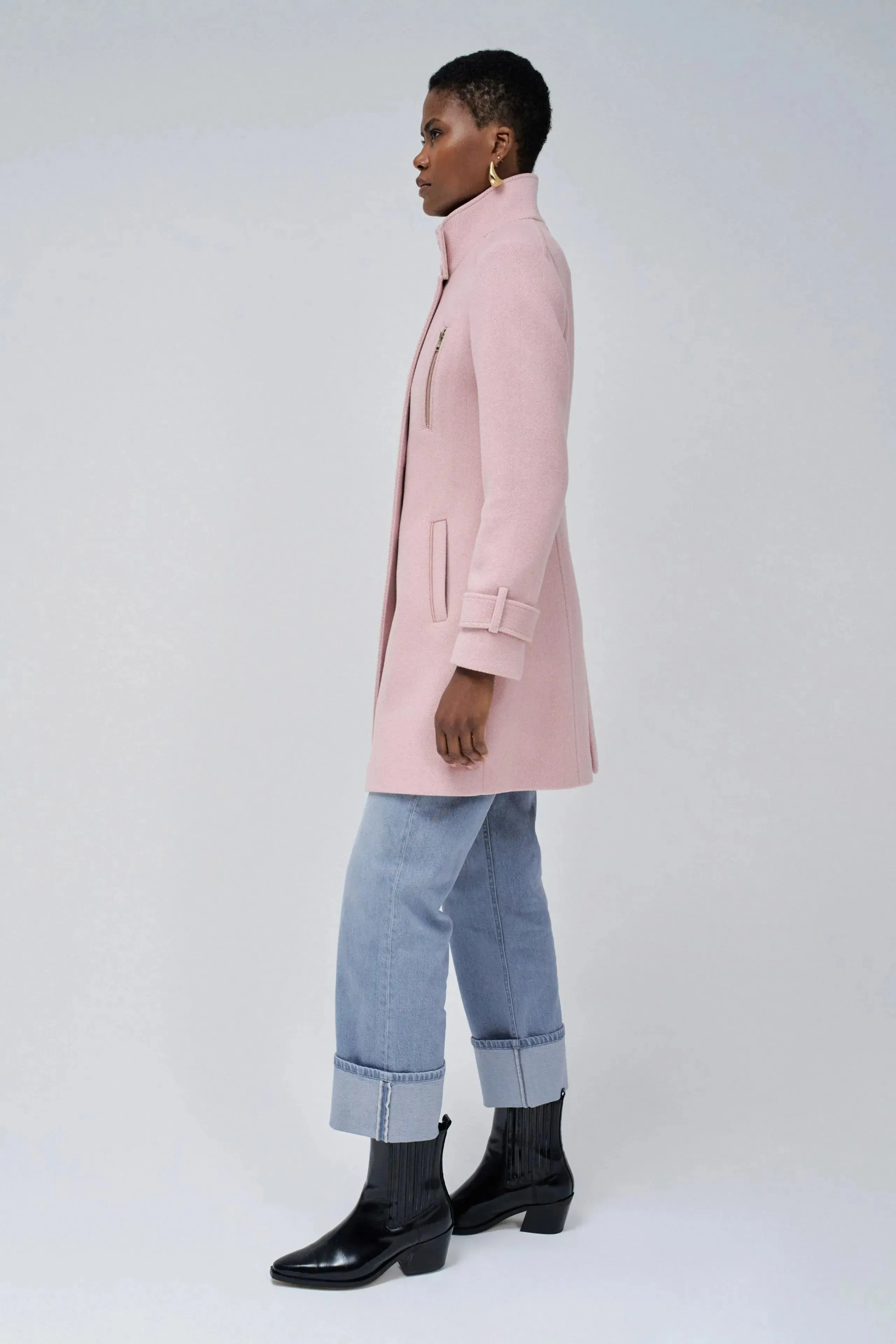 Abrigo SALSA Paño Grace Rosa