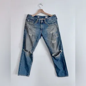 ADRIANO GOLDSCHMIED Piper Slouchy Slim Crop Jeans