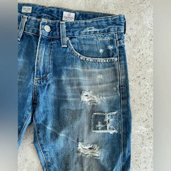 ADRIANO GOLDSCHMIED Piper Slouchy Slim Crop Jeans