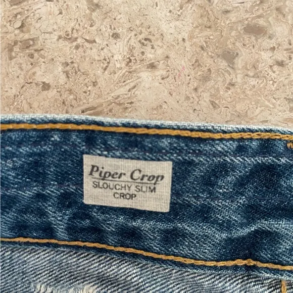 ADRIANO GOLDSCHMIED Piper Slouchy Slim Crop Jeans