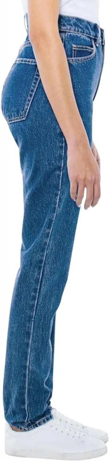 American Apparel Womens High-Waist Jeans Medium Wash Blue 32x32