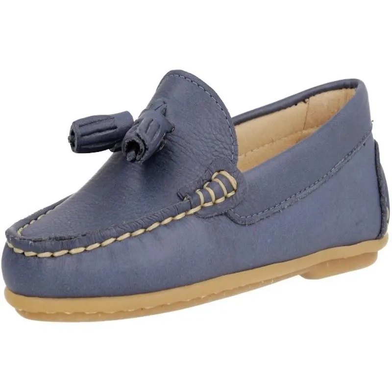Andanines Navy Loafers