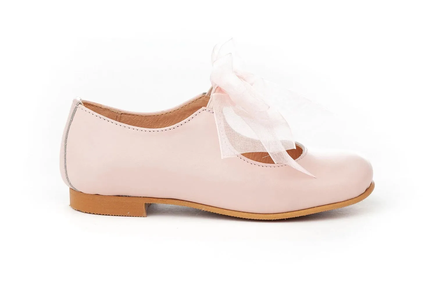 Angelitos - Baby Pink Leather Mary Jane 1392