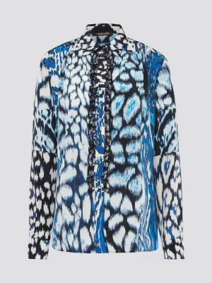 Animal Print Long Sleeve Shirt