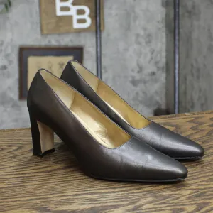Ann Marino Womens Vintage Pump It Up Heels 16740eac6ea044 Gray 6M
