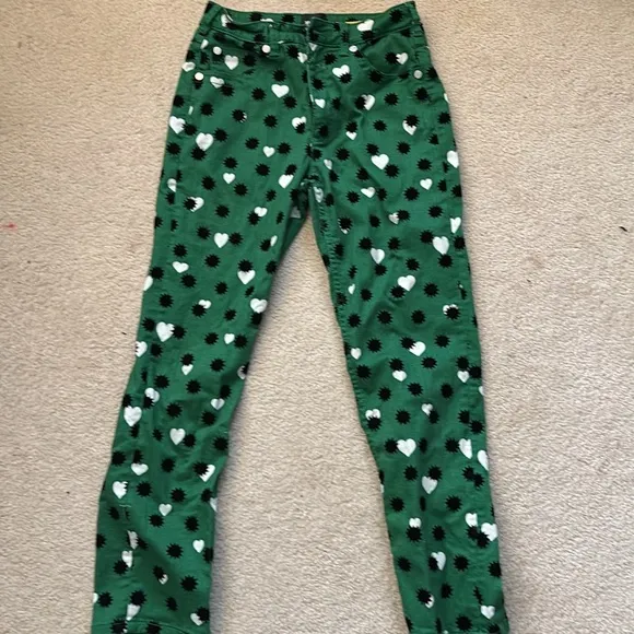 Anthropologie Maeve The Cigarette Hearts Slim Jeans