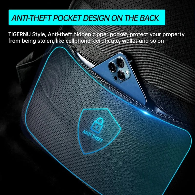 Anti-theft USB Charging Laptop Backpack