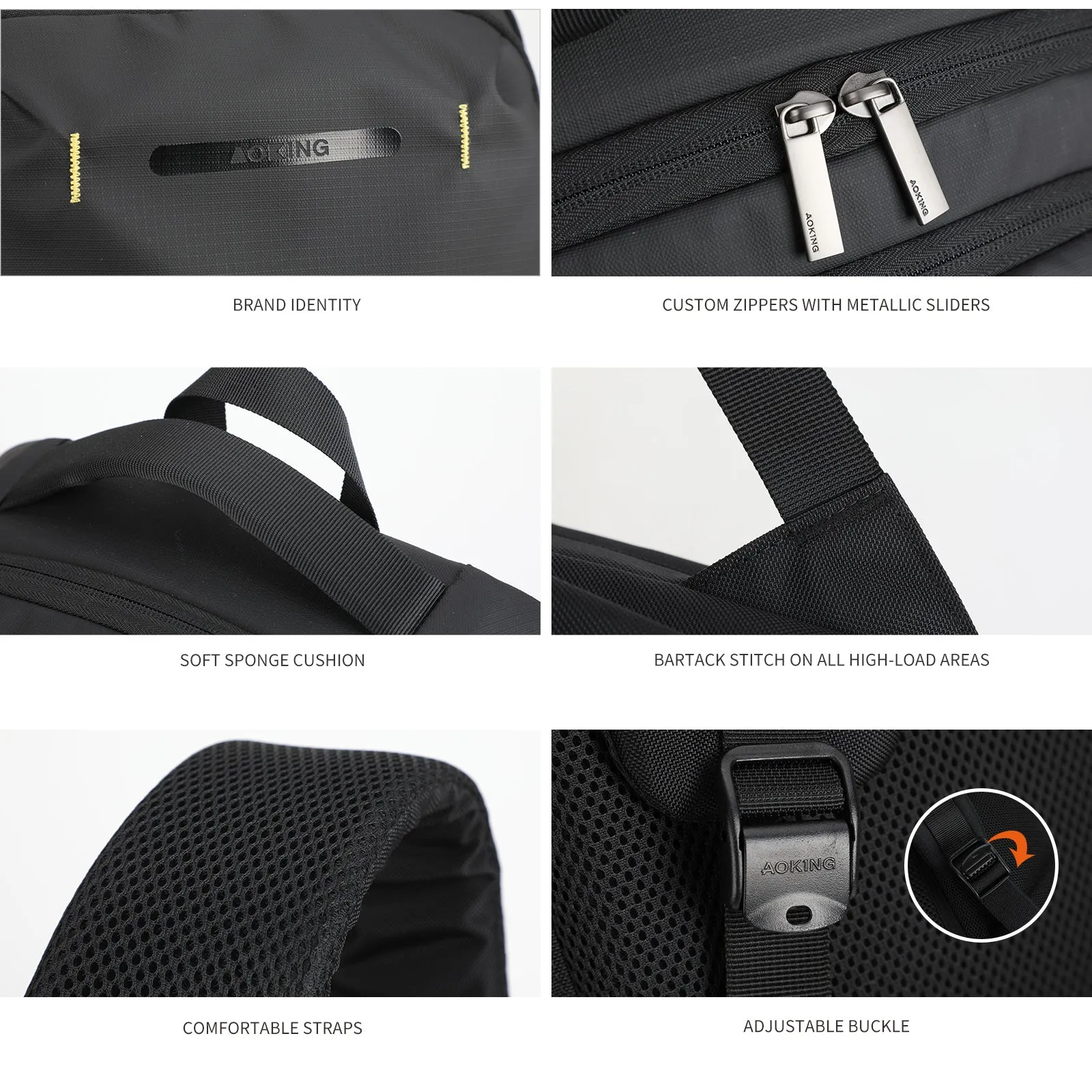 Aoking Backpack Business Laptop Men Backpack SN2640