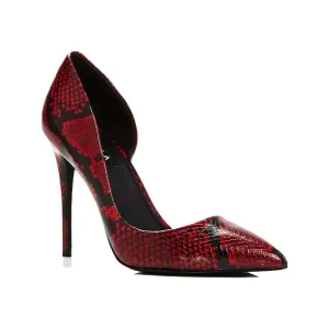 Aqua Dion Red Snake heel pumps, 7