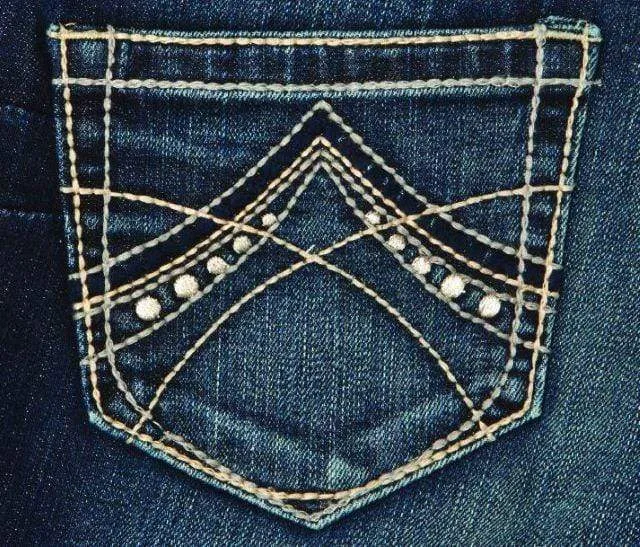 Ariat Womens REAL Mid Rise Boot Cut Jeans Spitfire