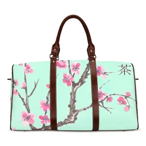 Arizona Green Tea Pattern Travel Bag (Brown)