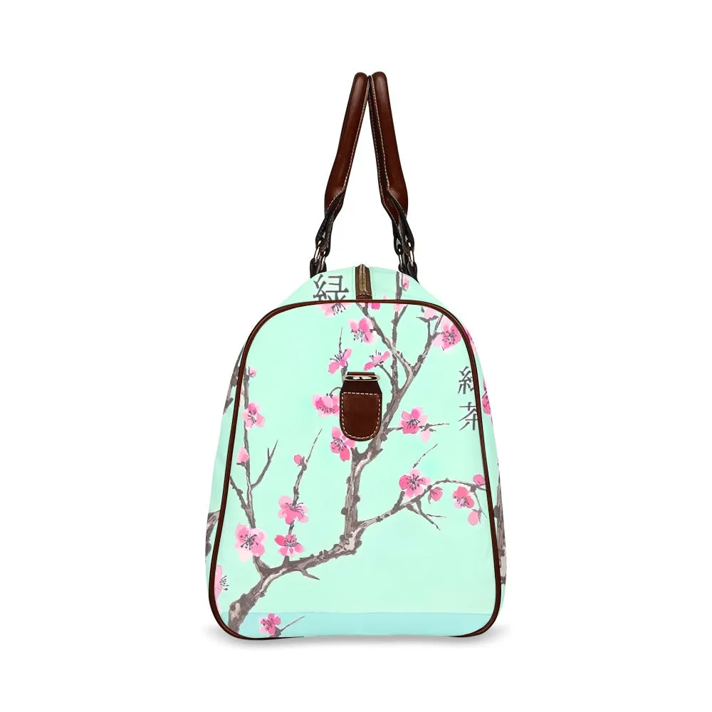 Arizona Green Tea Pattern Travel Bag (Brown)
