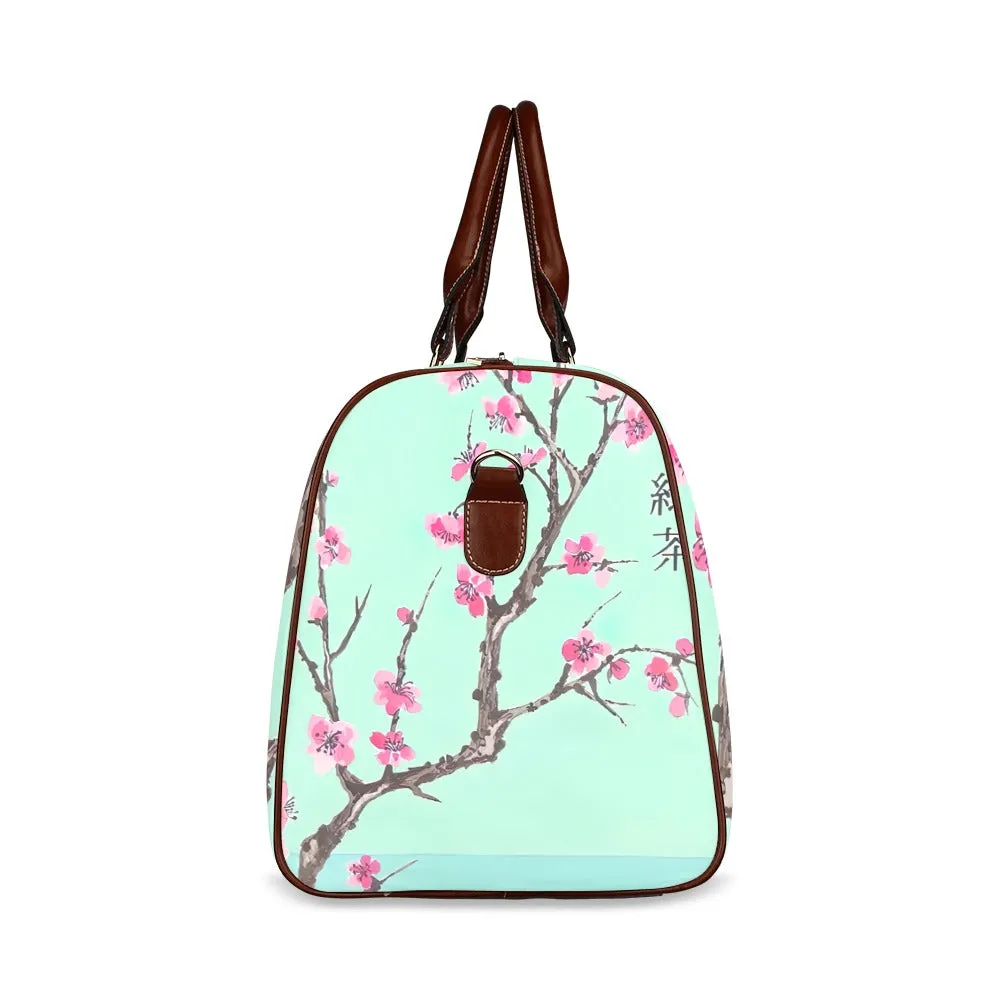 Arizona Green Tea Pattern Travel Bag (Brown)