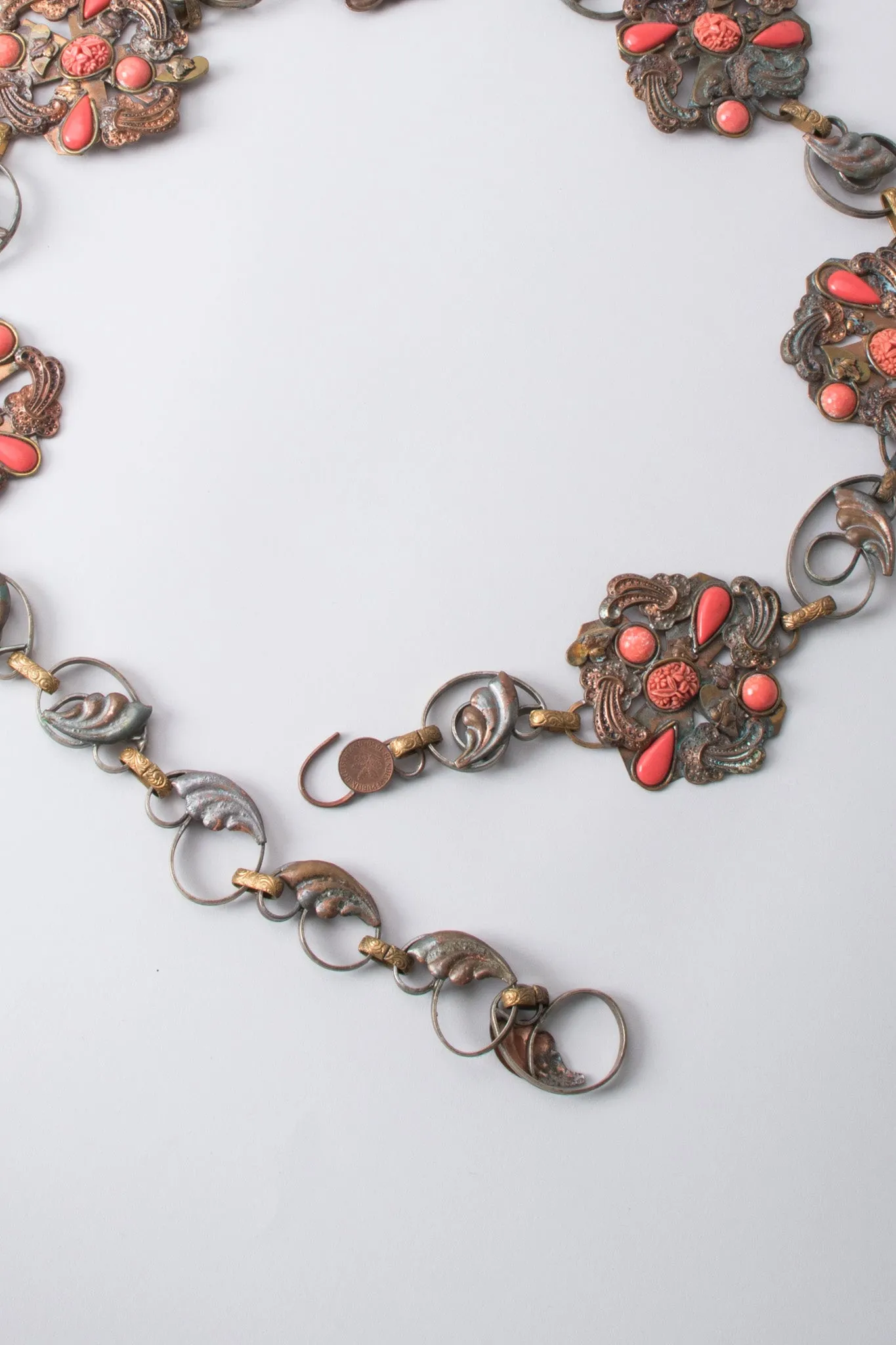Artisan Bronze Coral Belt