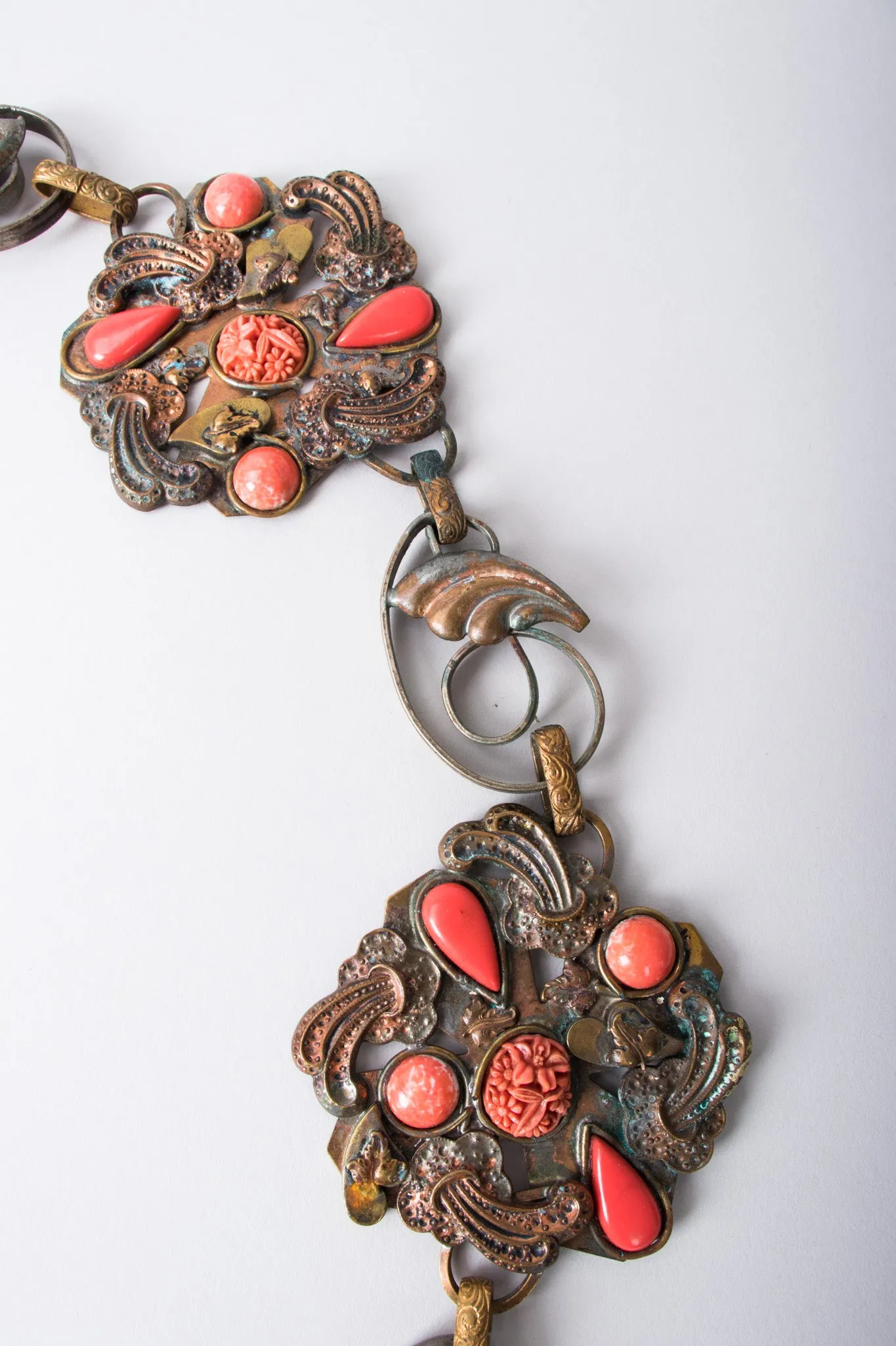 Artisan Bronze Coral Belt