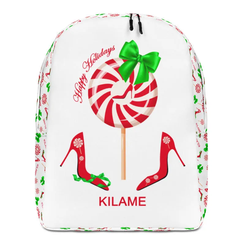 Backpack Riok Peppermint 'Happy Holidays'
