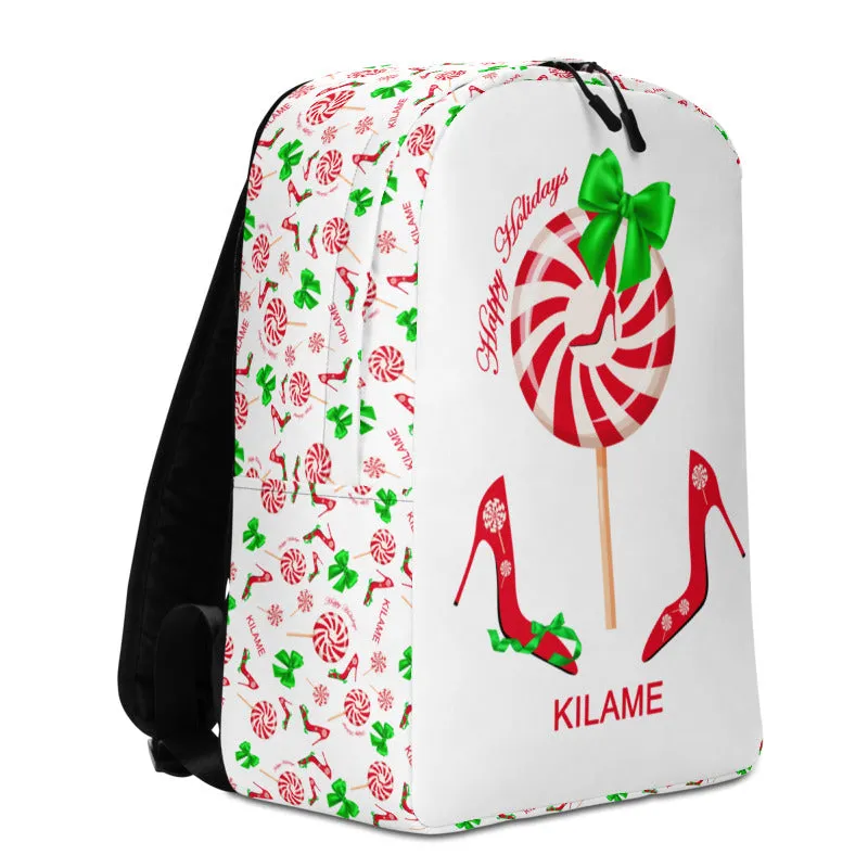 Backpack Riok Peppermint 'Happy Holidays'