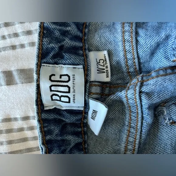 BDG Denim Mom Jeans Size 25 Urban Outfitters