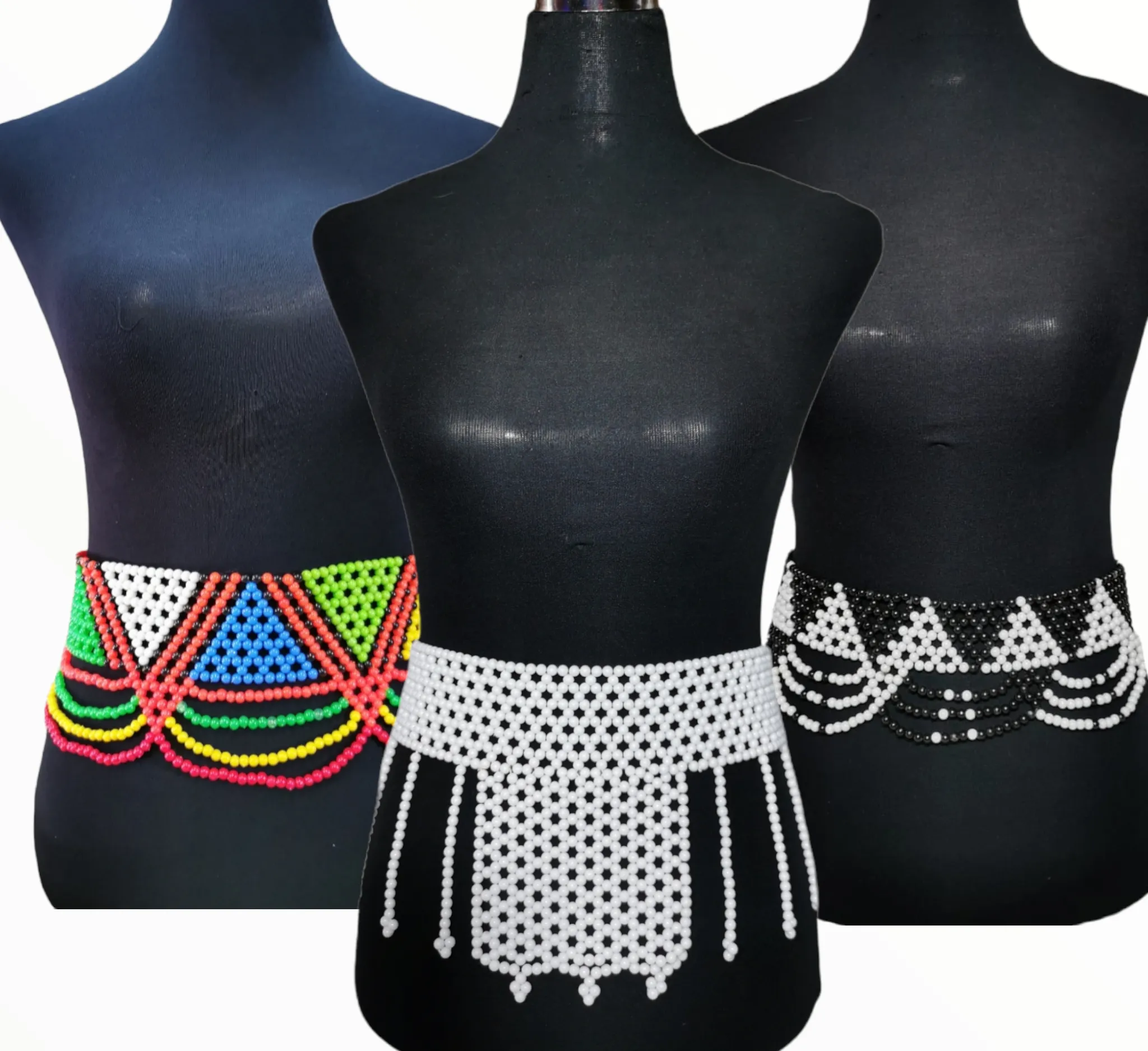 Beaded belts - Big beads ladies