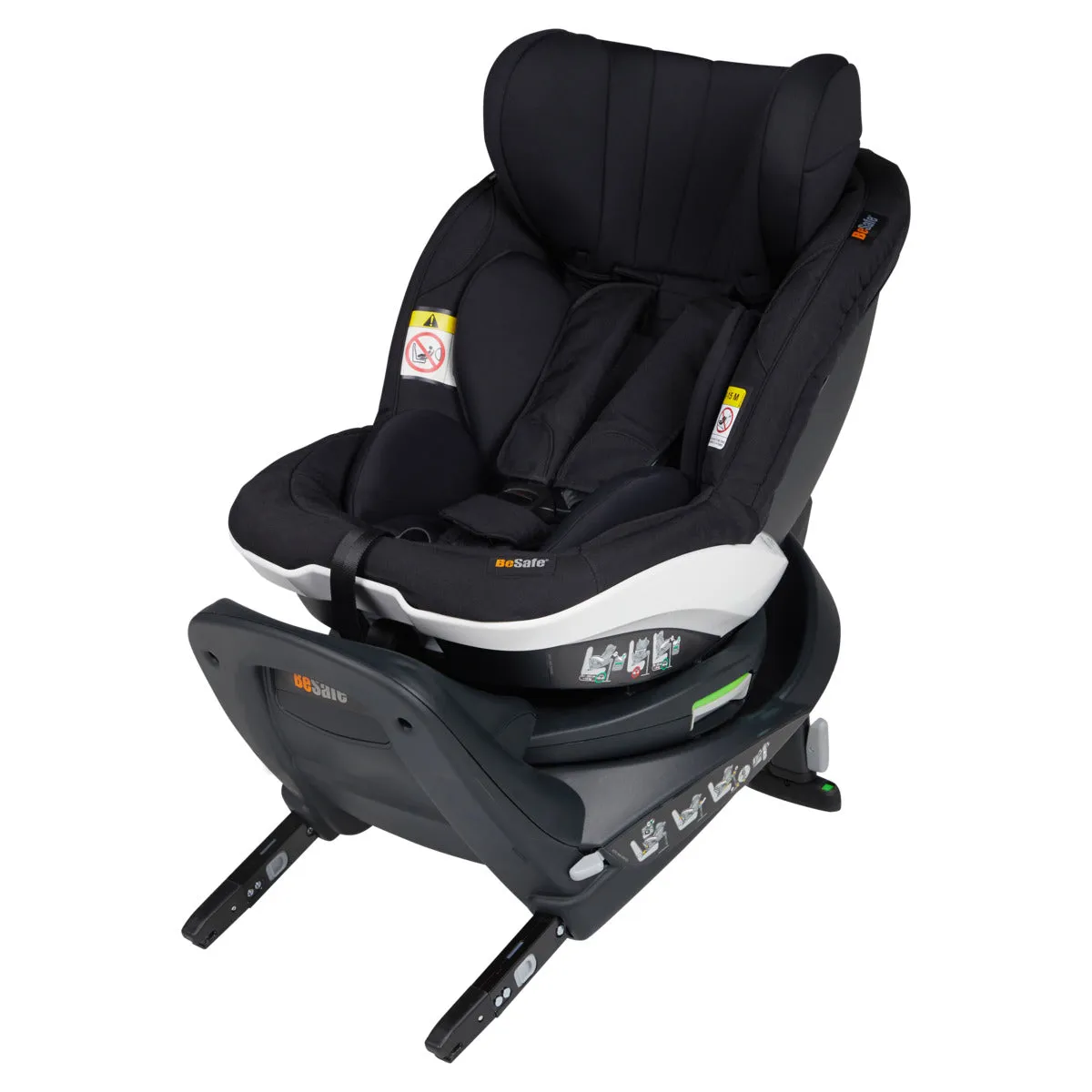 BeSafe iZi Twist i-Size Car Seat - Fresh Black Cab - Please allow 7 working days