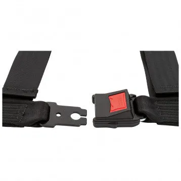 BLACK 3-POINT HARNESS KIT, BOLT MOUNTING
