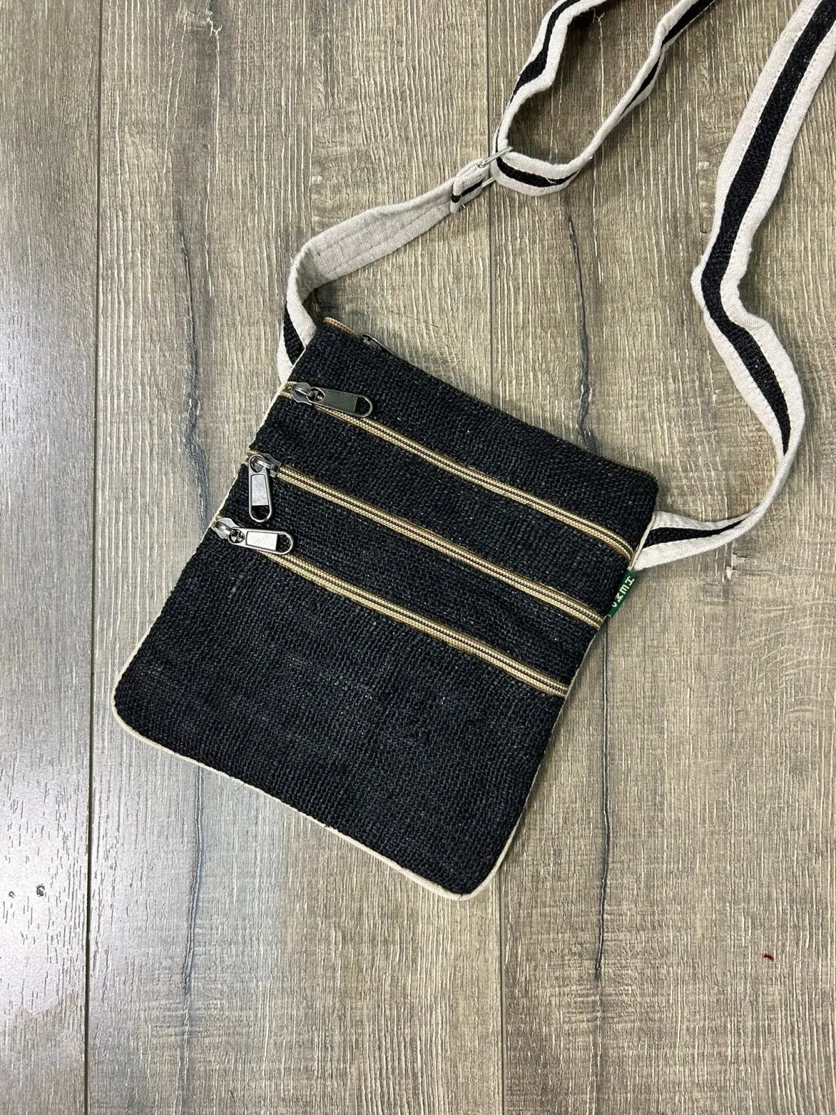 Black & Gheri Passport Bag