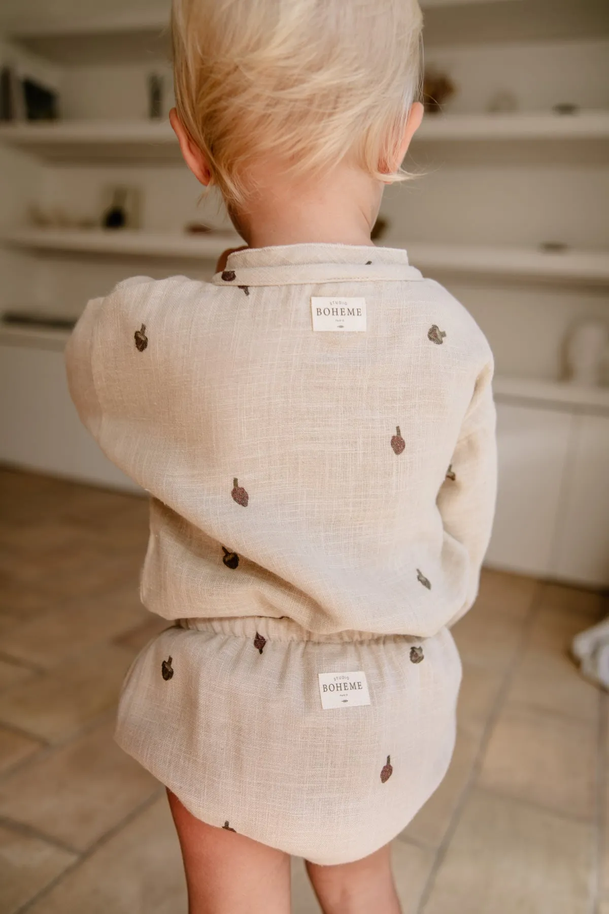 Blouse Olympe Artichauts Gris