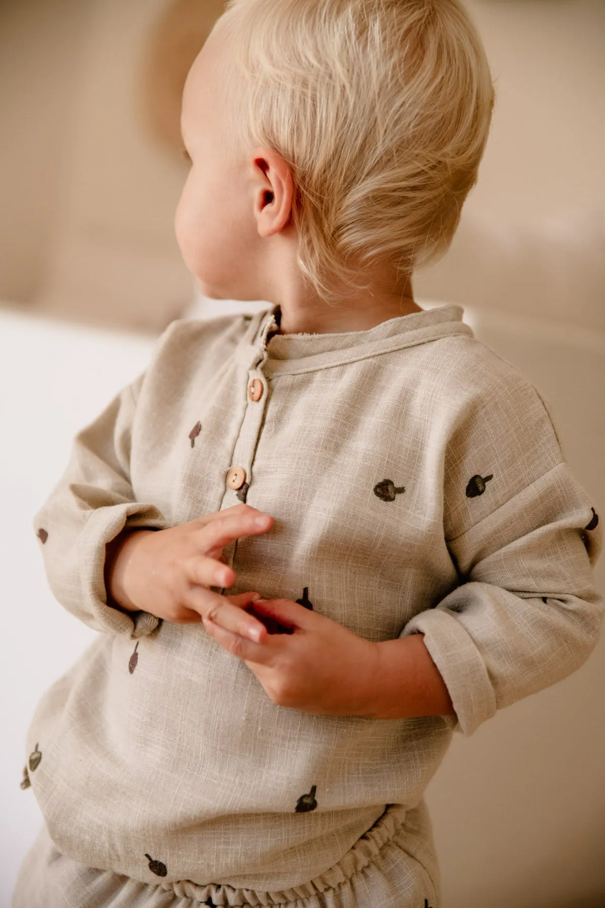 Blouse Olympe Artichauts Gris