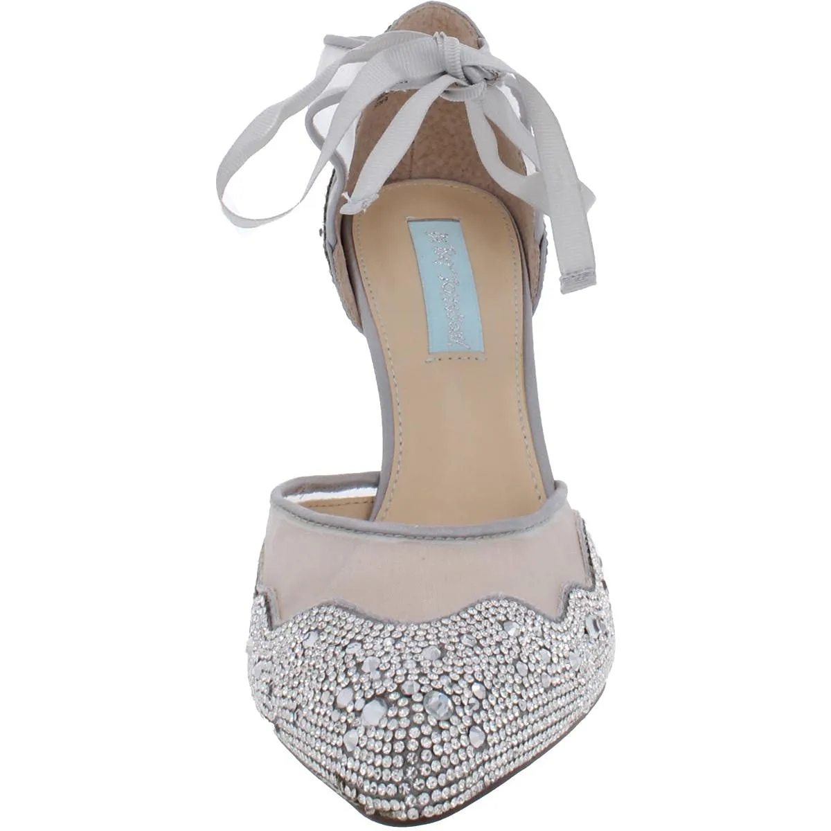 Blue by Betsey Johnson Women's SB-IRIS Pump, Silver, 7 M US