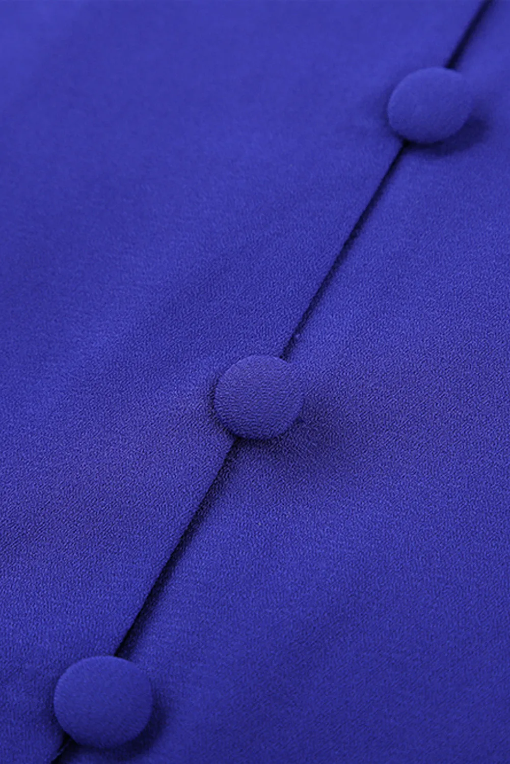 Blue Forever Tonight Button Tie Top