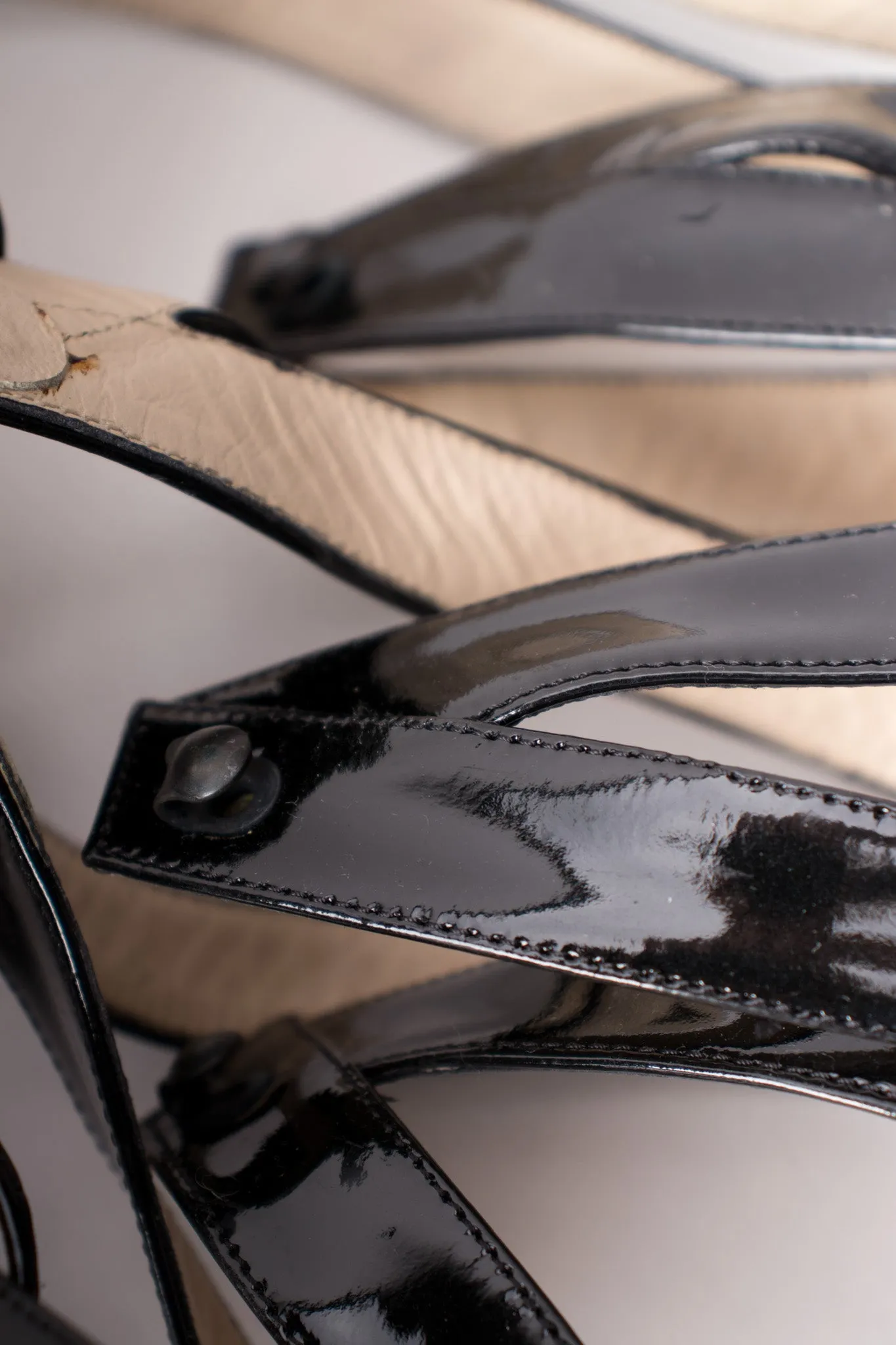 Bondage Gladiator Cage Heels