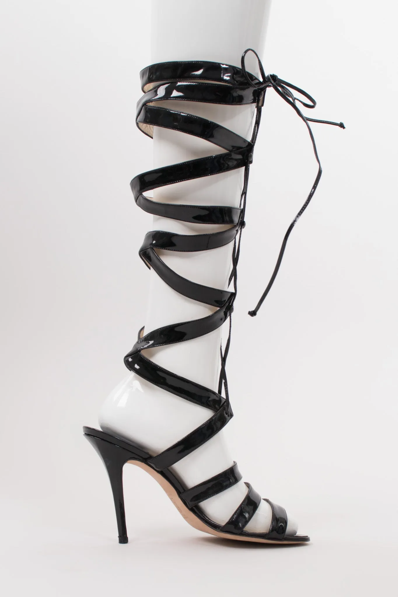 Bondage Gladiator Cage Heels