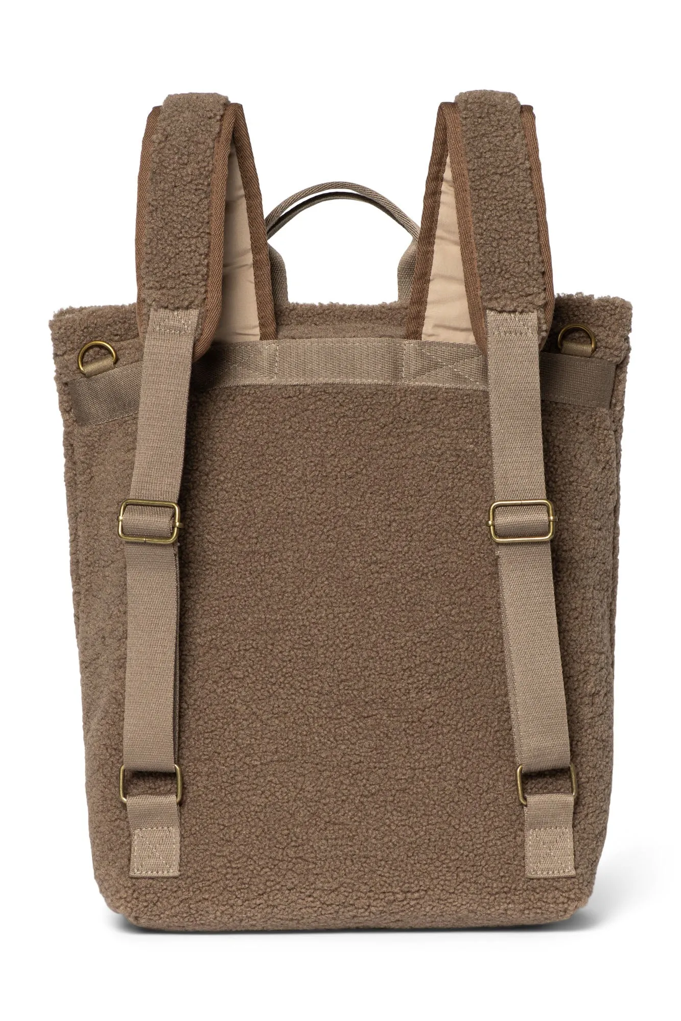 Brauner Teddy Maxi-Rucksack