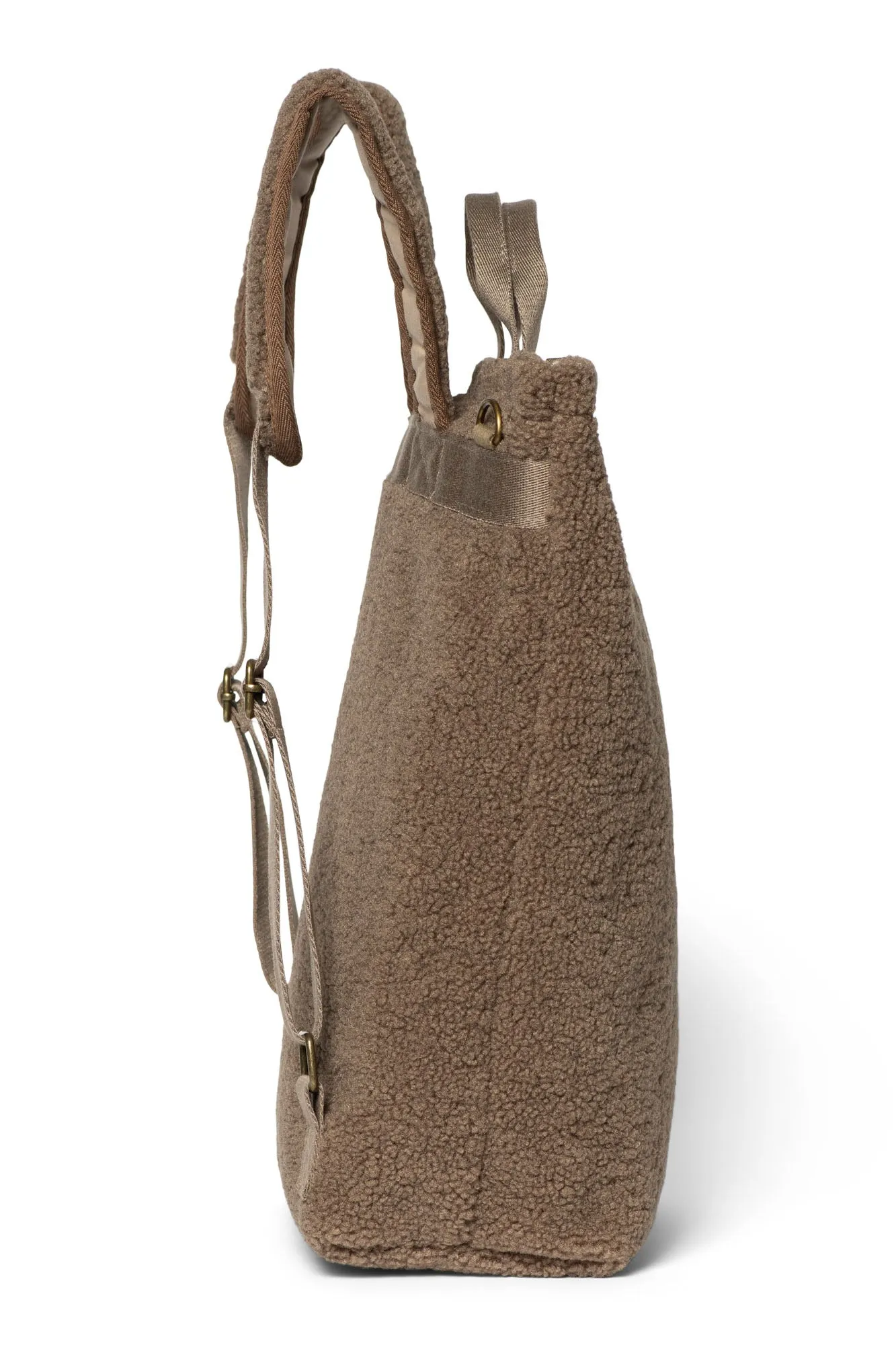 Brauner Teddy Maxi-Rucksack