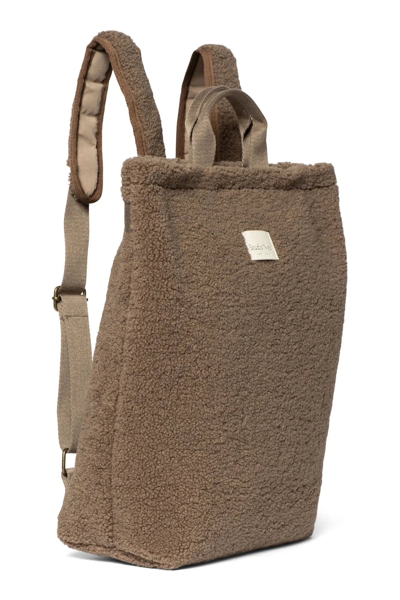 Brauner Teddy Maxi-Rucksack