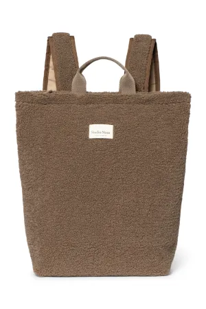 Brauner Teddy Maxi-Rucksack