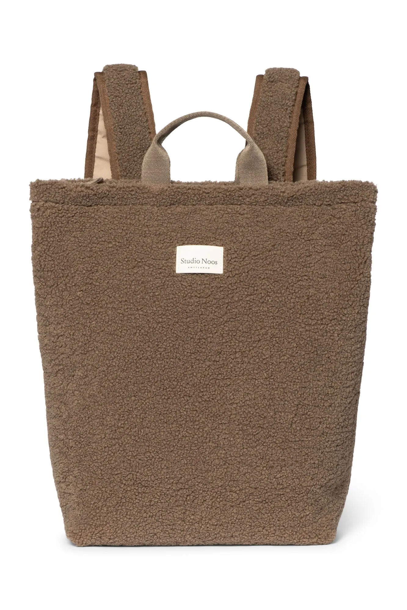 Brauner Teddy Maxi-Rucksack